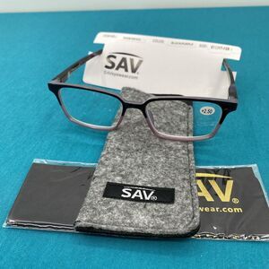 VK Couture Women's Karina Fashion Readers Square Reading Glasses Black, Purple